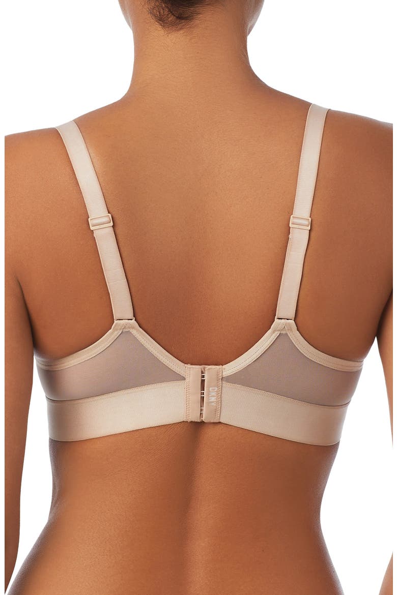 Sheer Mesh Unlined Bra, Alternate, color, CASHMERE