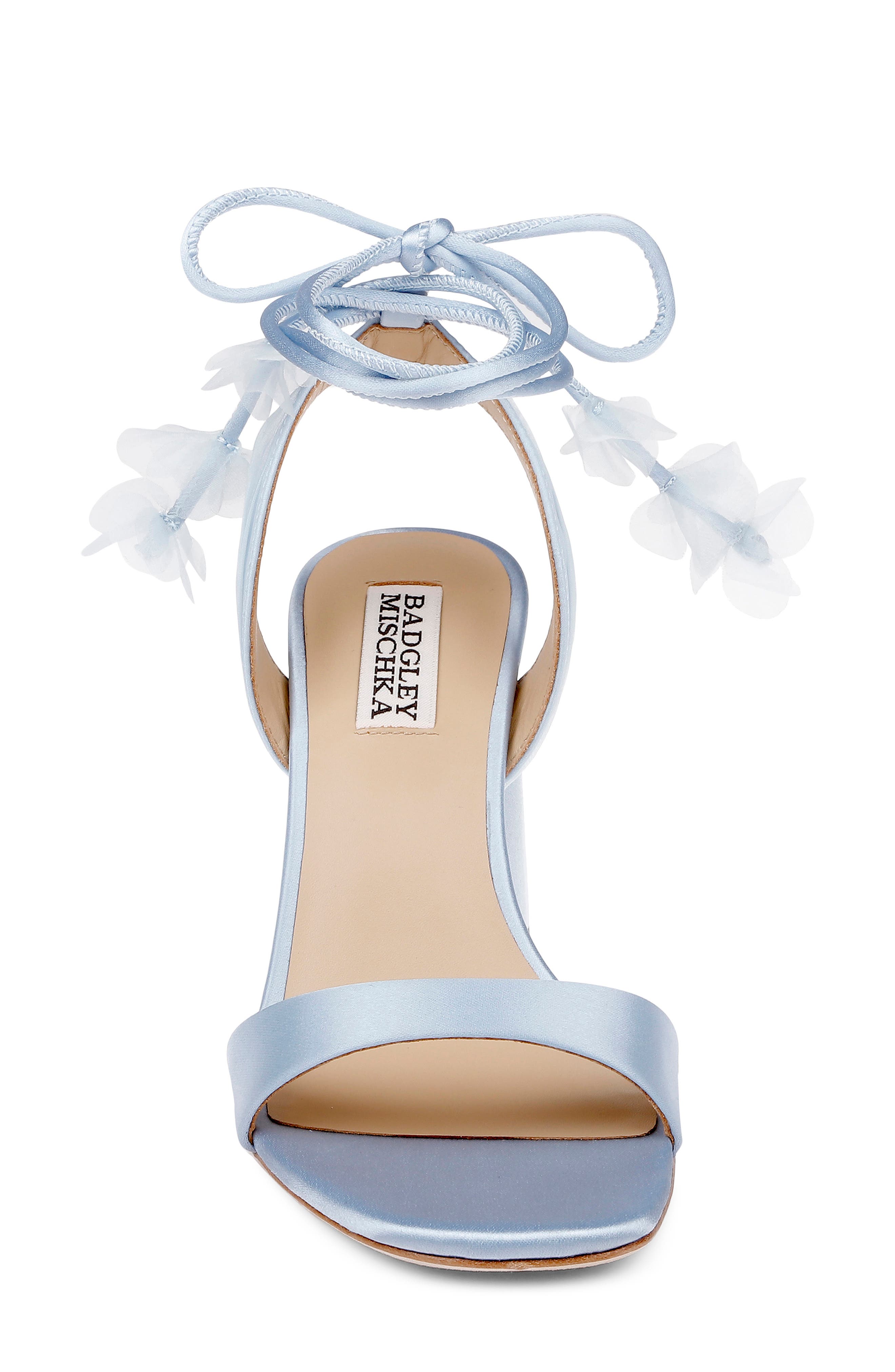 Westminster Ankle Wrap Sandal, Alternate, color, AQUA SATIN