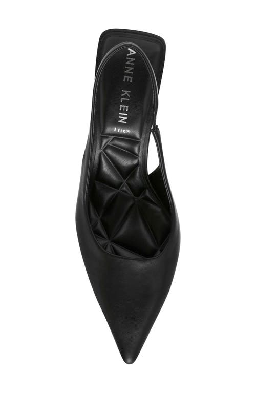 Anne Klein Itzy Pointed Toe Slingback Pump In Black