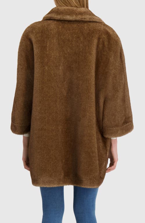 Lyla Grant Fur-free Mink (faux Fur) Jacket In Pink