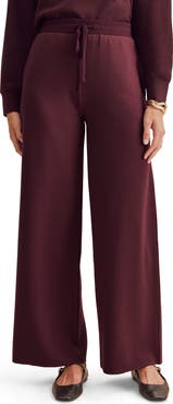 Splendid Winslow Tie Waist Wide Leg Sweatpants