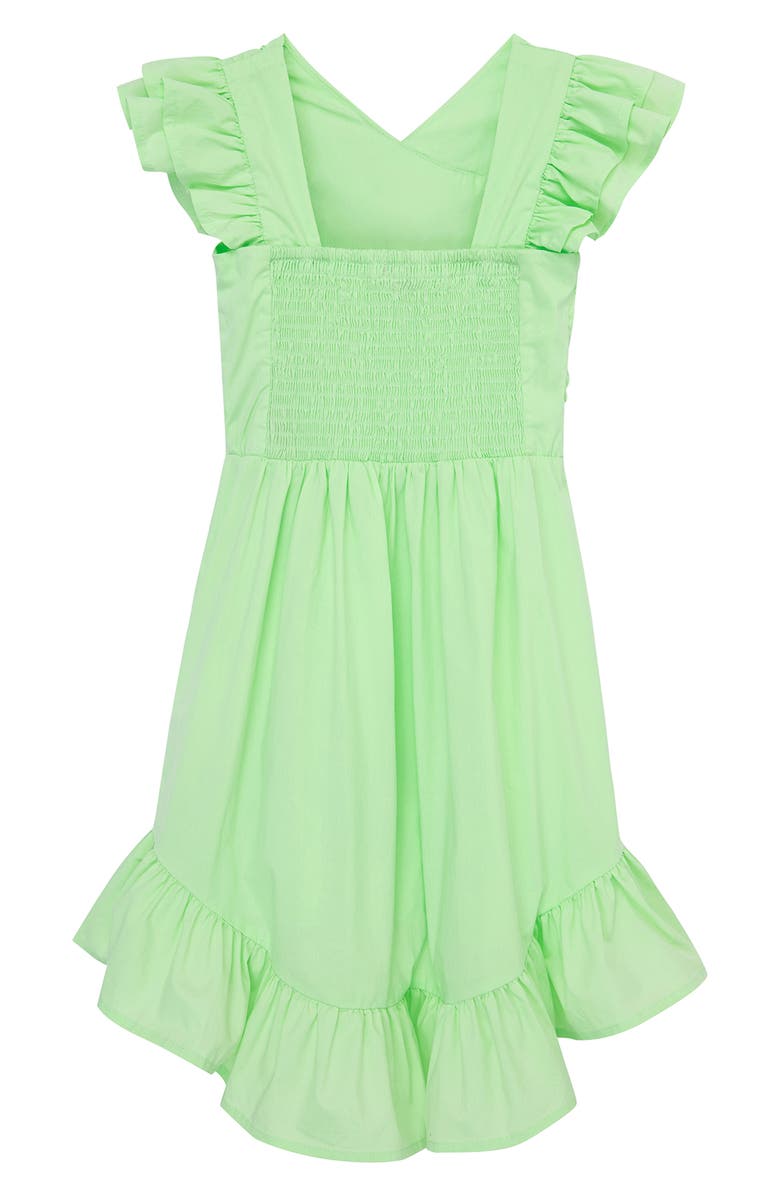Habitual Kids Kids' Ruffle Crossover Cotton Blend Dress, Alternate, color, 