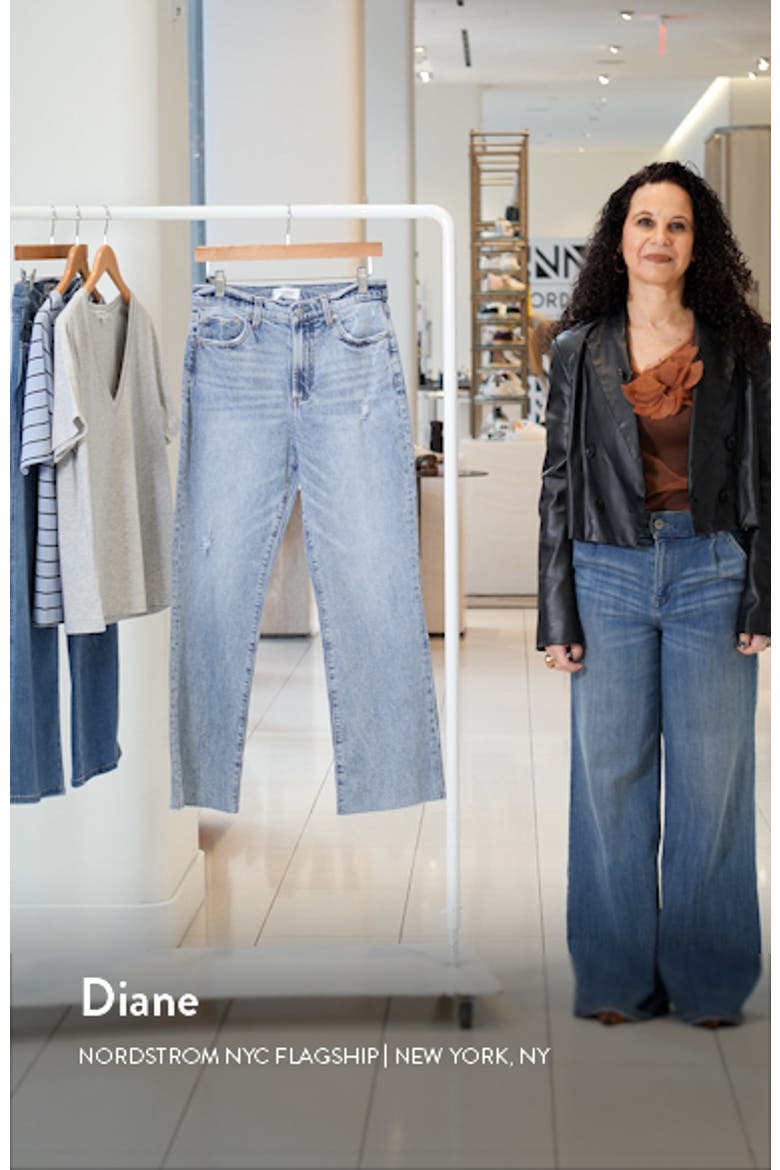 Ally High Waist Crop Bootcut Jeans video