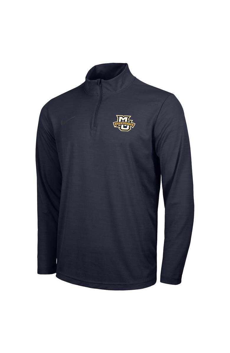 Nike Marquette Golden Eagles Nike Intensity Performance Quarter-Zip Pullover Jacket - Navy, Alternate, color, 