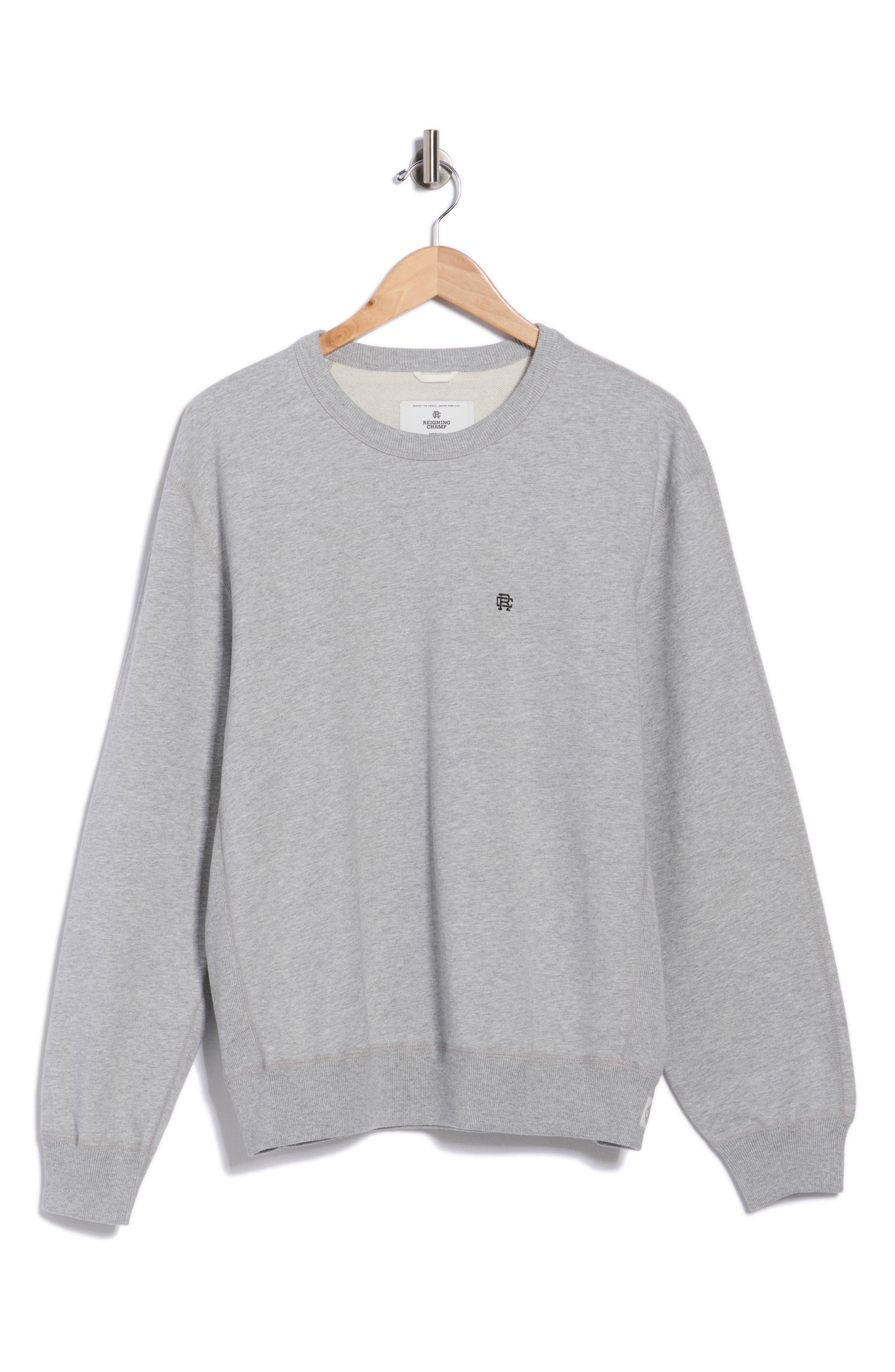 Reigning Champ Midweight Terry Monogram Sweatshirt