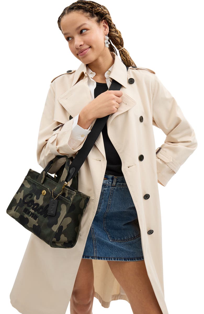 COACH Camo Printed 26 Canvas Cargo Tote, Alternate, color,