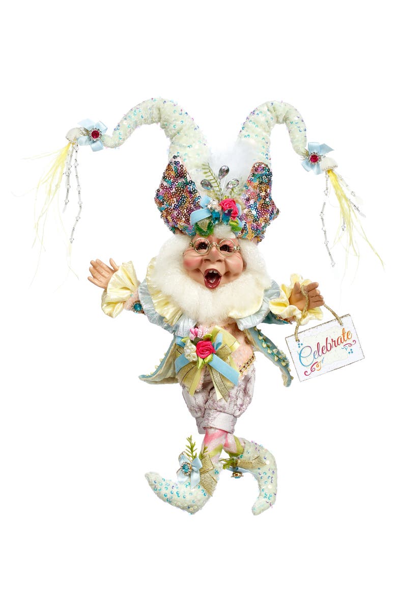 Mark Roberts Party Time Elf, Small, Main, color, Light Yellow