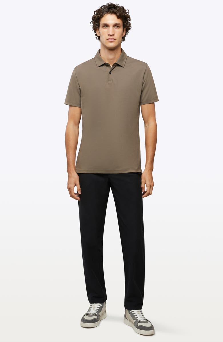 Cuts Coz Split Hem Polo, Alternate, color, Shadow Green