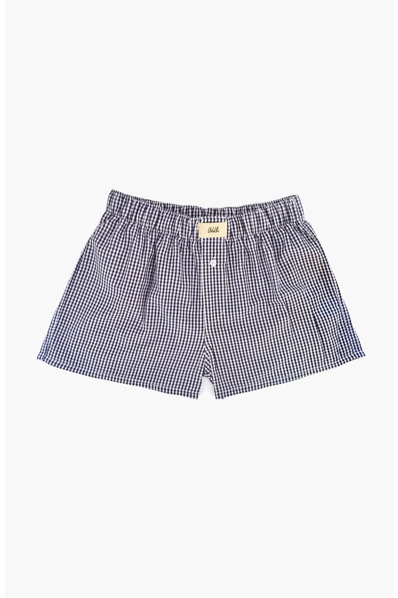 Classic Boxers, Main, color, Navy Gingham