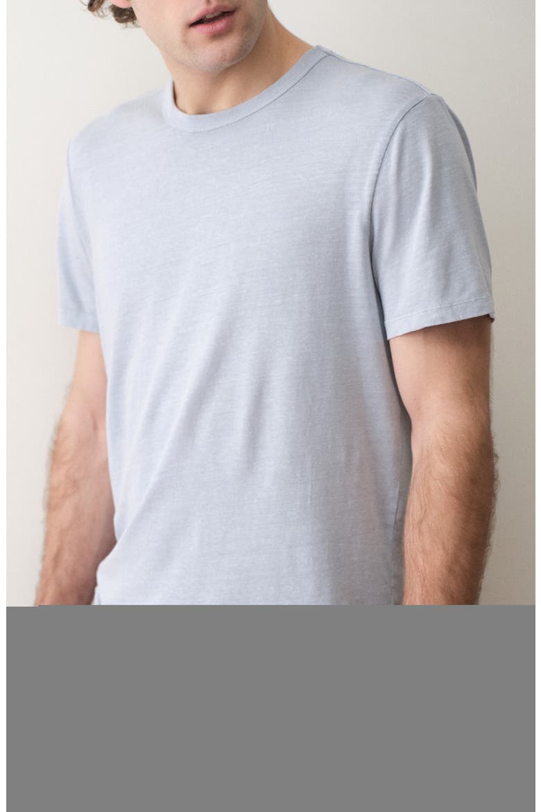 Relaxed Hemp & Cotton T-Shirt, Alternate, color, SOFT CHAMBRAY