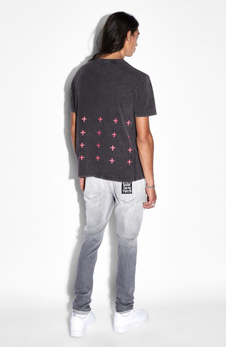 Ksubi Van Winkle Rinsed Ombré Skinny Jeans, Alternate, color, 