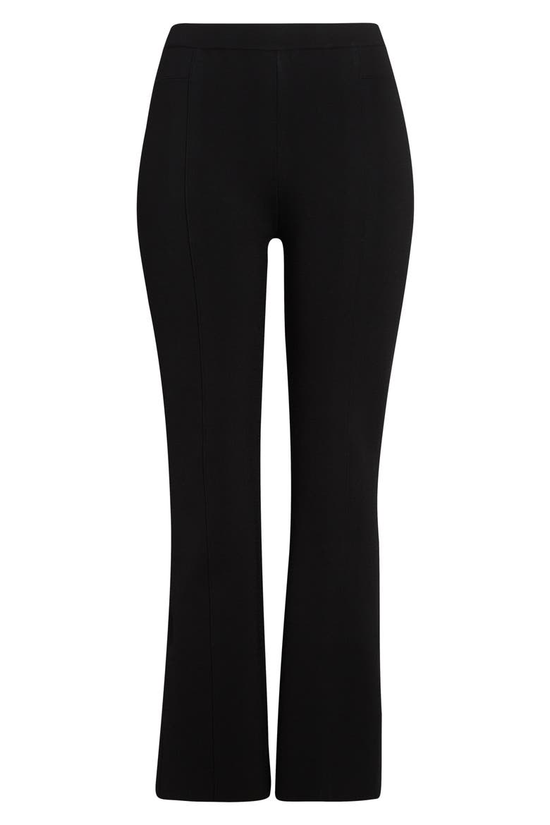 Shaila Sweater Knit Pants, Alternate, color, BLACK