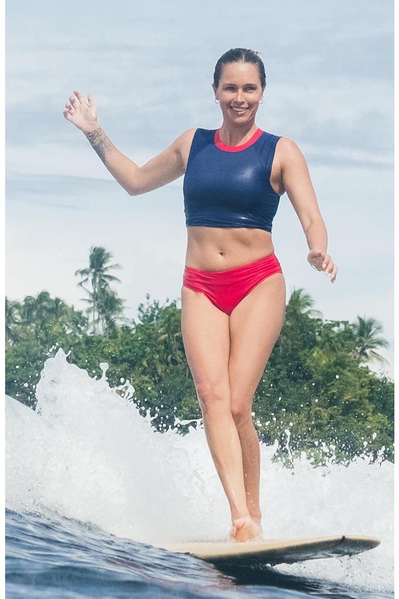 Shoreline Top DD Cup, Alternate, color, Setsail w. Watermelon