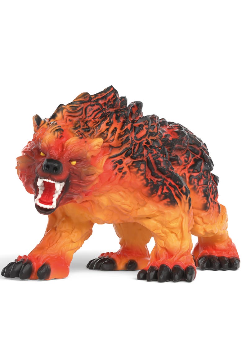 Eldrador Creatures, BattleCave Lava Bear, 31 Piece Combat Toy Playset, Alternate, color, Multicolored