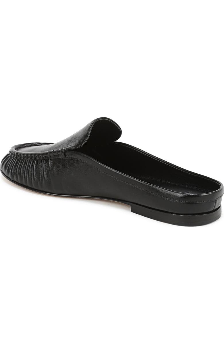 Vince Tevin Ruched Apron Toe Mule, Alternate, color, Black