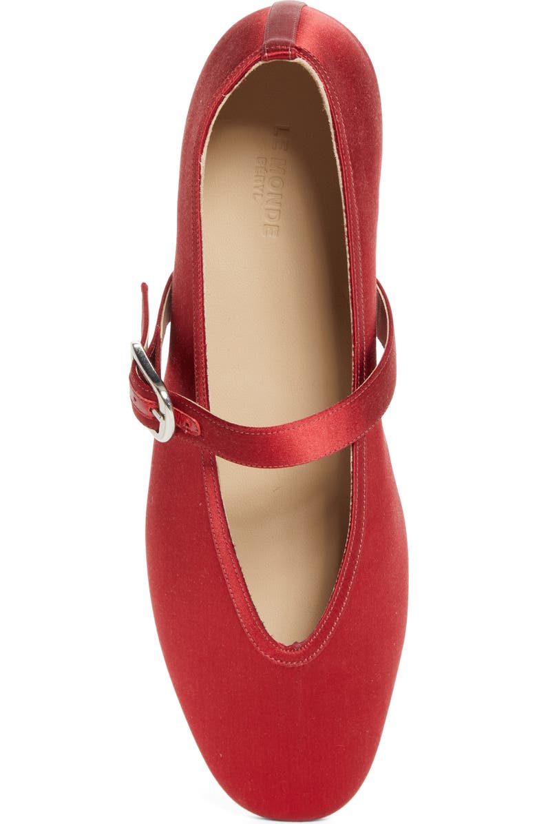 Le Monde Béryl Stella Mary Jane Flat, Alternate, color, Tomato