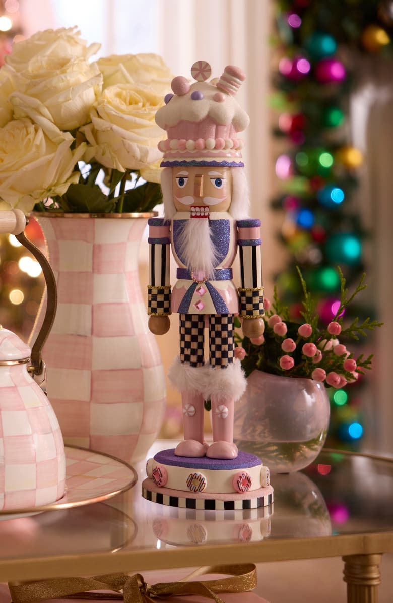 MACKENZIE CHILDS Rosy Sweets Nutcracker Figurine, Alternate, color,