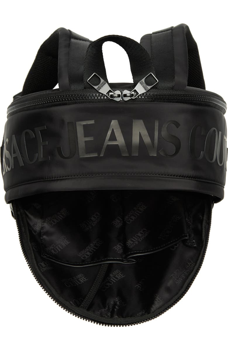 Versace Jeans Logo Print Backpack, Alternate, color,