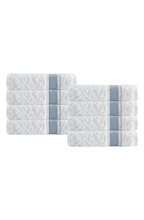 Unique 8-Piece Turkish Cotton Hand Towels