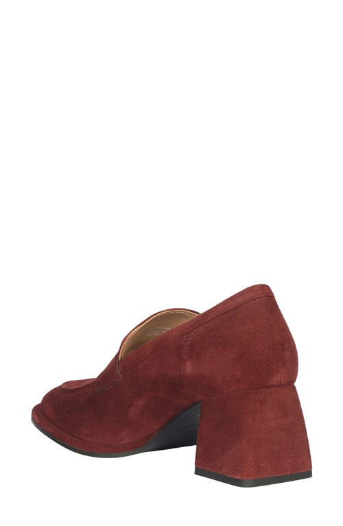 Saint G Viviana Block Heel Pump In Burgundy