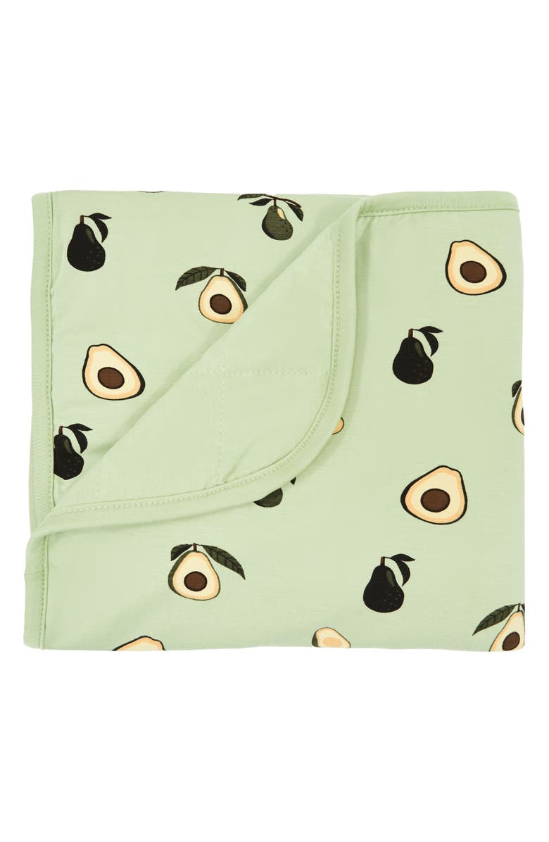 Kyte BABY Avocado Print Baby Blanket, Main, color,