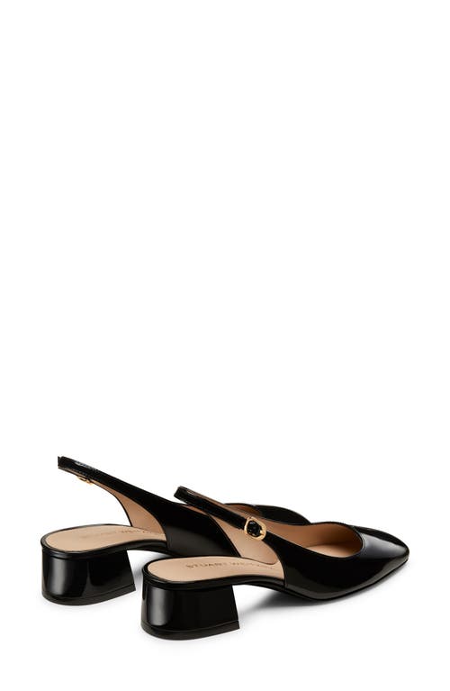 Stuart Weitzman Maeve Slingback Pump In Black