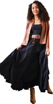Jessica London Perforated Faux Leather Zip Front Jacket
