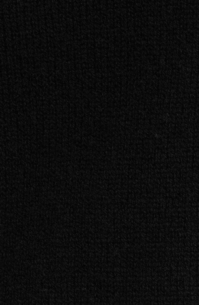 Griffen Layered Look Wool & Cashmere Turtleneck Sweater, Alternate, color, Black/ Ivory