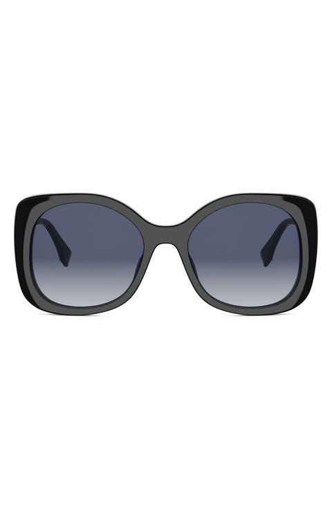graphy 55mm Gradient Square Sunglasses