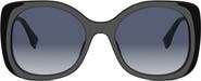 Fendi graphy 55mm Gradient Square Sunglasses