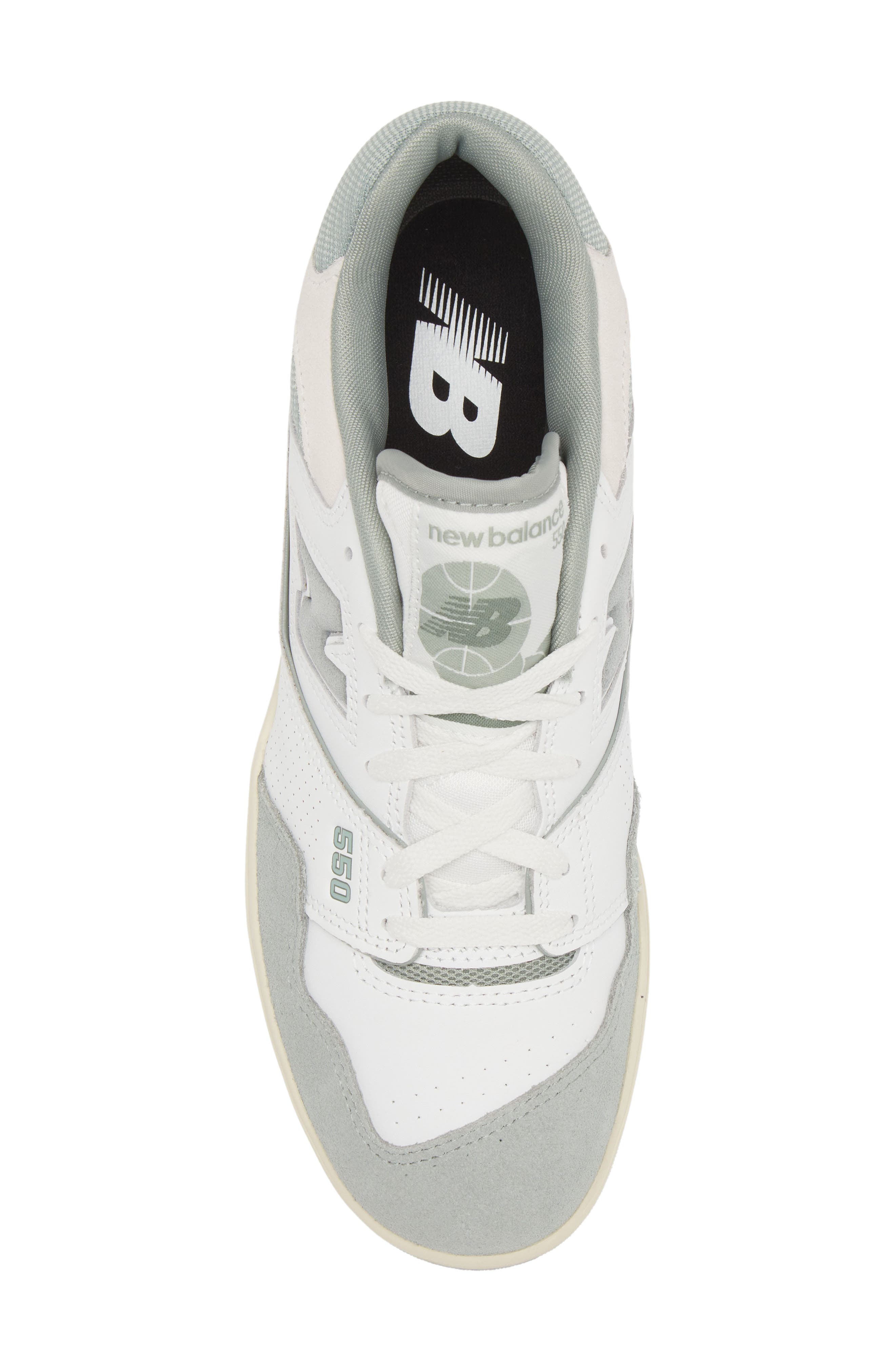 550 Basketball Sneaker, Alternate, color, WHITE/ JUNIPER GREEN