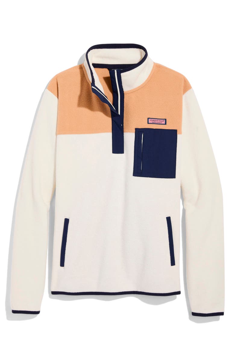 vineyard vines Harbor Fleece Half Zip, Alternate, color, 
