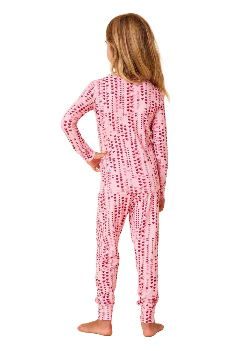 The Cat's Pajamas Pima Knit Kimono Robe Floral, Alternate, color, Shanghai Fans