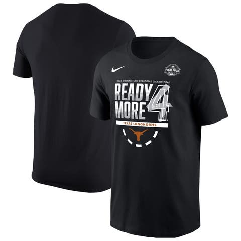 Men's Nike Black Texas Longhorns 2025 NCAA Women's Basketball Tournament March Madness Final Four Regional Champions Locker Room T-Shirt