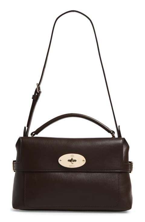 Small Stevie Leather Top Handle Bag