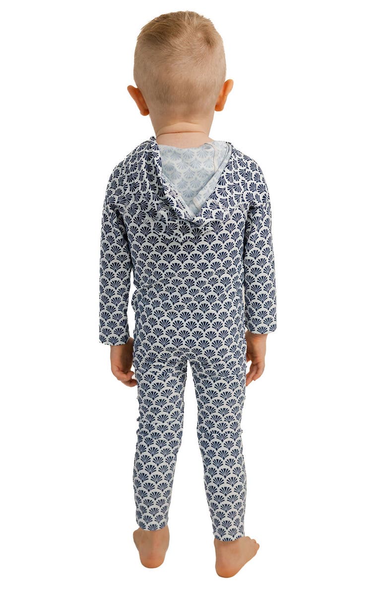 Lake Label Kids' Hooded Long Sleeve One-Piece Rashguard Swimsuit, Alternate, color, 