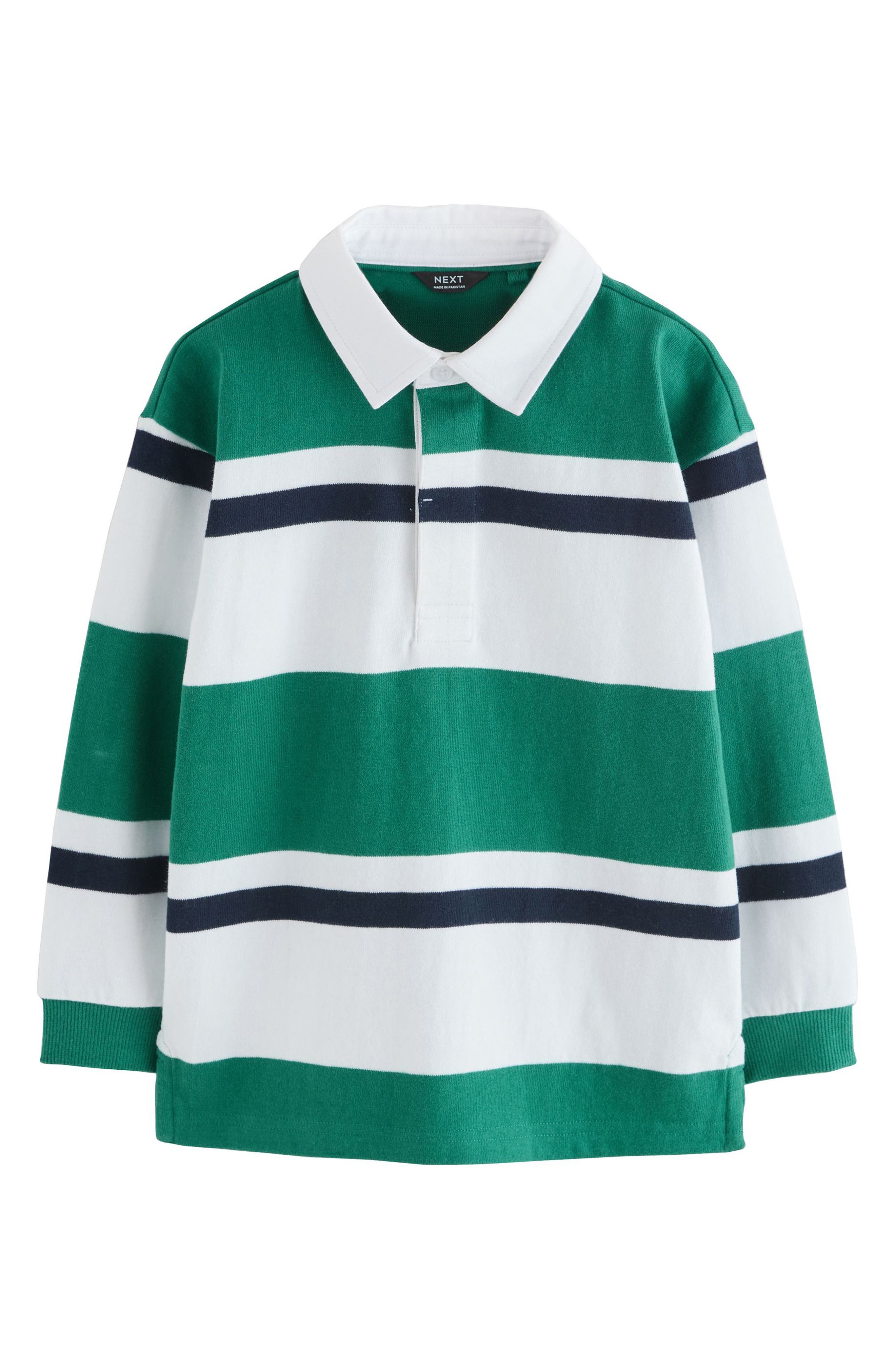 Kids' Stripe Cotton Rugby Shirt (Men) | Nordstrom