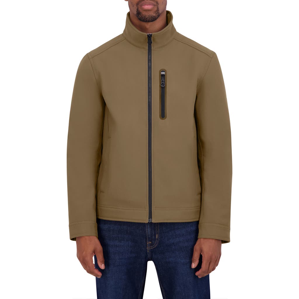 Nautica Softshell Bonded Jacket In Brown