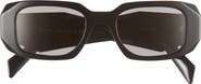 Prada 49mm Small Rectangular Sunglasses