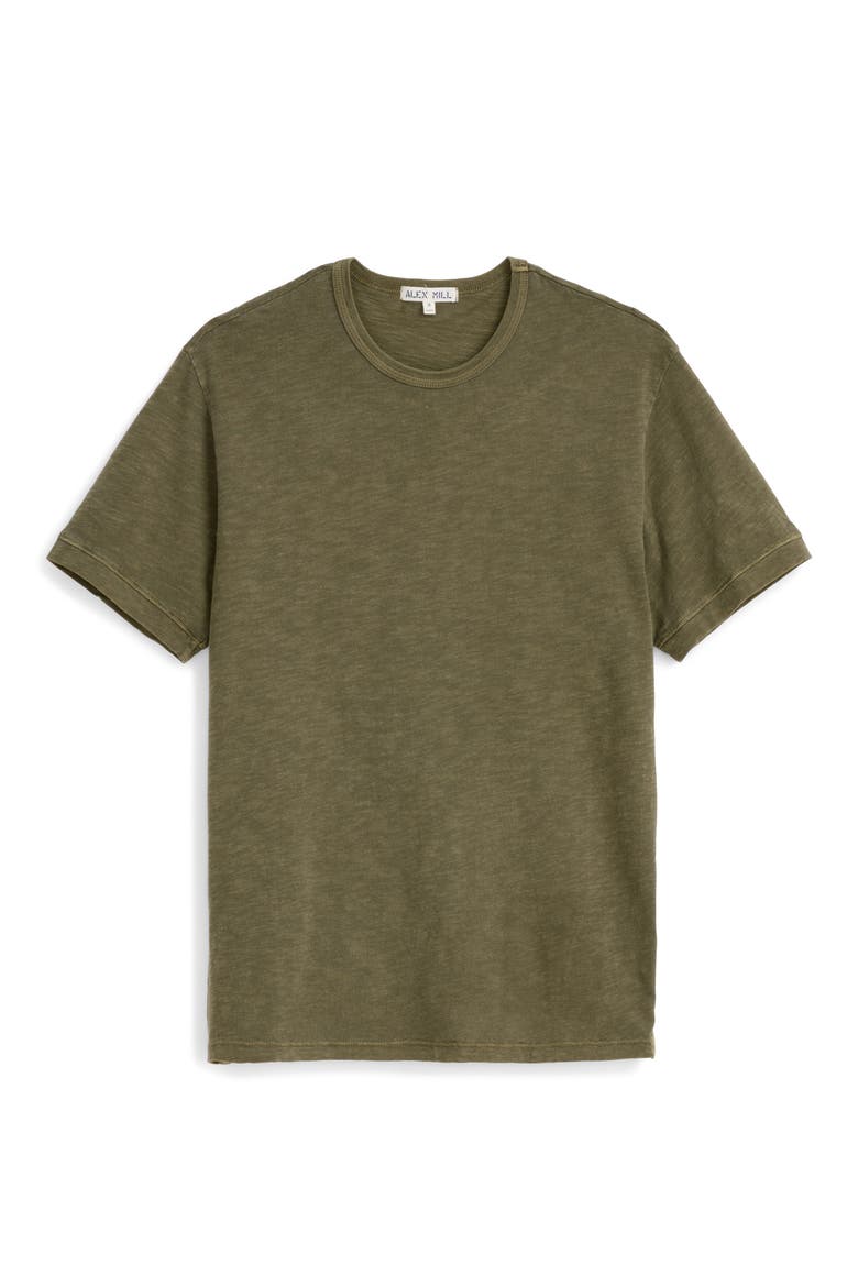 Standard Slub T-Shirt, Alternate, color, OLIVE GREY