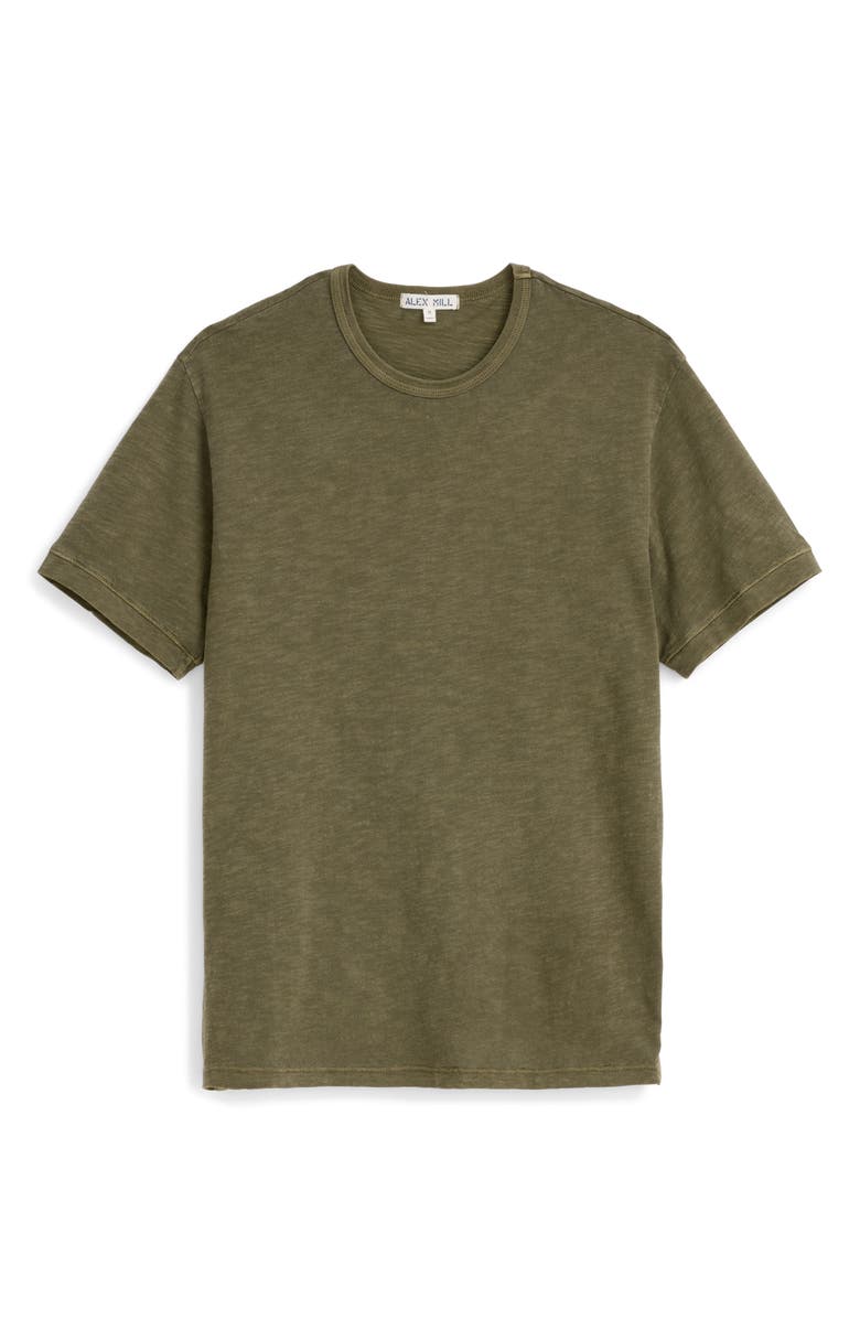 Alex Mill Standard Slub T-Shirt, Alternate, color, Olive Grey