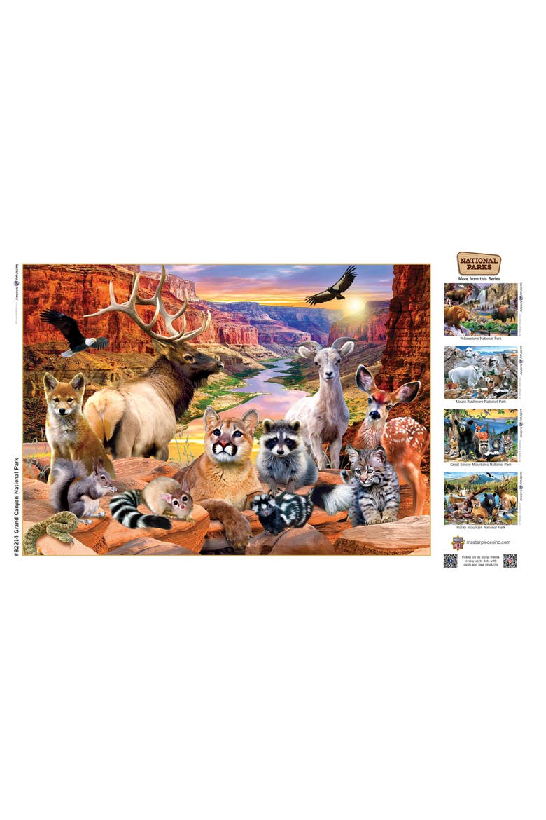 Grand Canyon 500 Piece Jigsaw Puzzle, Alternate, color, Multicolor