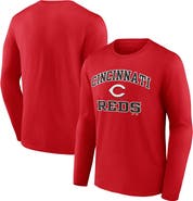 Logo Athletic Men's Logo Athletic Red Cincinnati Reds Heart & Soul Long Sleeve T-Shirt