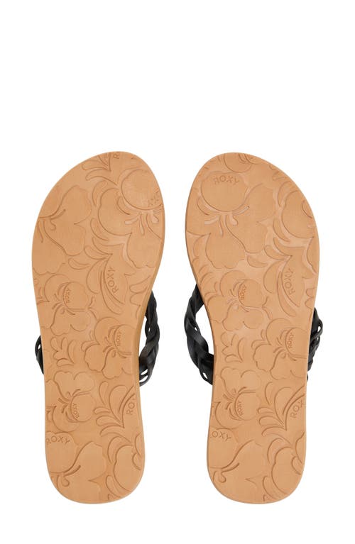 Roxy Feel Breezie Flip Flop In Black