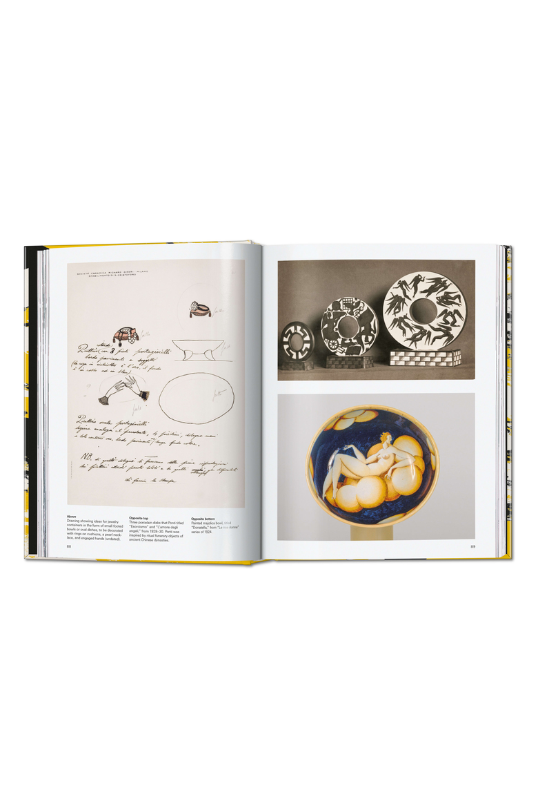 Gio Ponti 45th ed Book, Alternate, color, Mustard Yellow