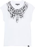 Cult of Individuality Stencil Cap Sleeve Cotton T-Shirt