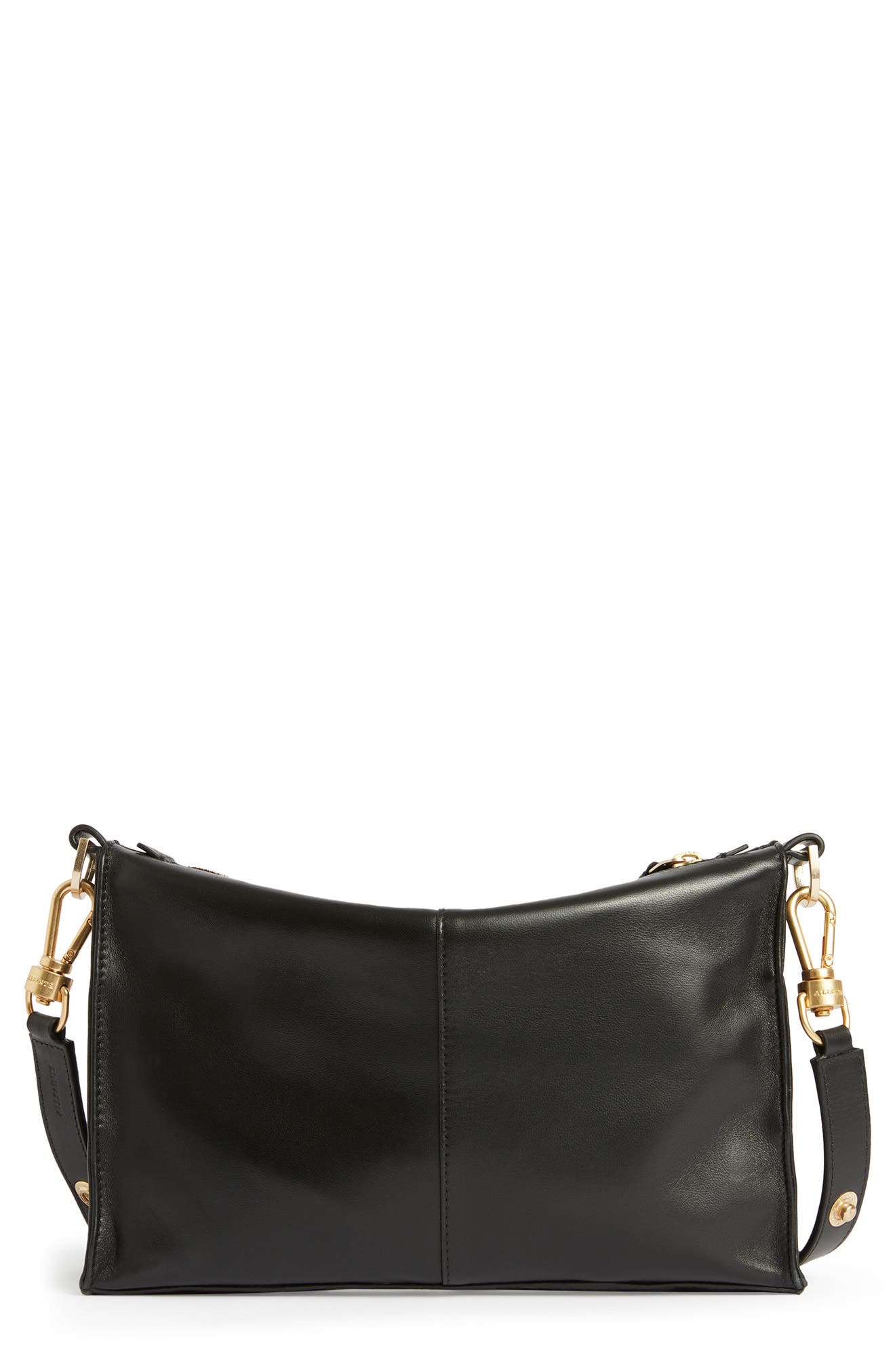 AllSaints Eve Quilted Crossbody Bag, Alternate, color, 