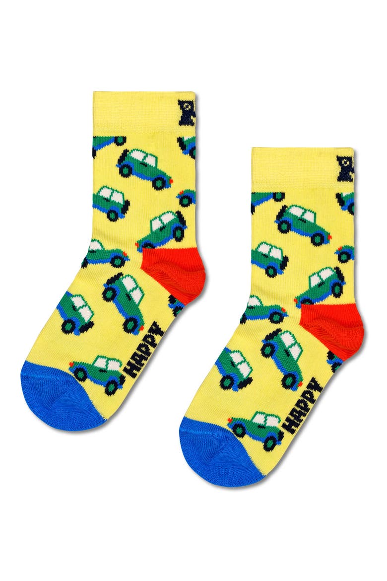 Kids' Assorted 4-Pack Camper Crew Socks Gift Box, Alternate, color, WHITE