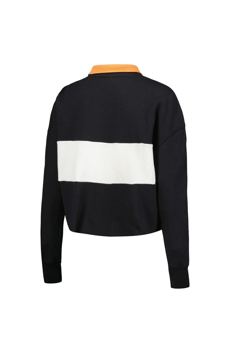 '47 Women's '47 Black San Francisco Giants Remi Quarter-Zip Cropped Top, Alternate, color,