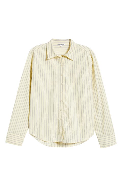 Stripe Button-Up Top